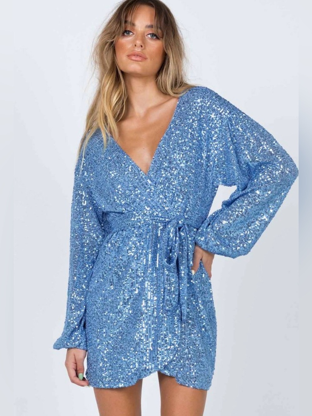 NWT PRINCESS POLLY Dancing Queen Sequin Mini Dress - 4